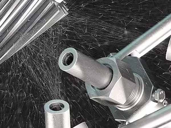 Aluminum die casting shot blast finishing
