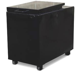 Steel used cooking oil container and grease bin