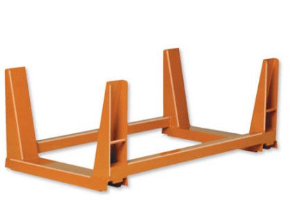 Twin U-frame steel rack