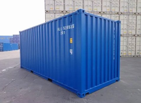 Steel ocean shipping container