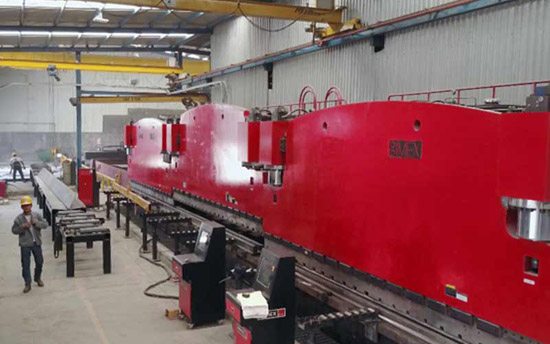 Steel plate bending