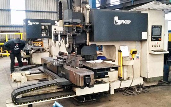 Steel plate punching